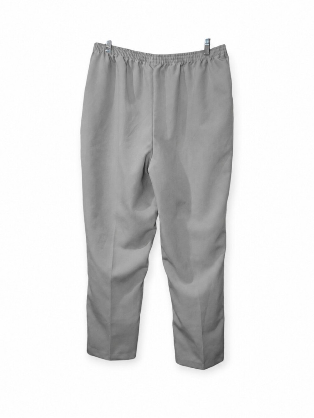 Blair Pull On Pants Gray Petite 20P Elastic Waist Straight Leg - Picture 5 of 6